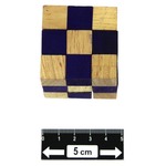 Łamigłówka drewniana kostka 45 mm (fioletowa)