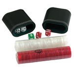 Backgammon w skórzanej walizce (605513)