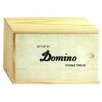 Domino 12-oczkowe w drewnianym pudełku (695130)