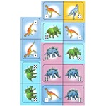 Domino obrazkowe - Dinozaury