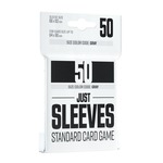 Gamegenic: Just Sleeves - Standard Card Game Sleeves (66x91 mm), Czarne, 50 sztuk