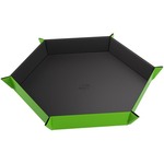 Gamegenic: Magnetic Dice Tray - Hexagonal - Black/Green