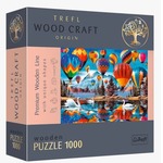 Gra puzzle drewniane 1000 elementów Kolorowe balony