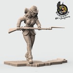 Hot & Dangerous: Clara from the Union Infantry (28 mm)