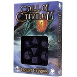Kości "Call of Cthulhu" - Horror w Orient Express - Czarno-fioletowe