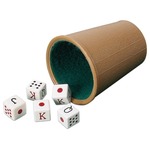 Kości pokerowe - zestaw do gry Casino
