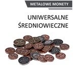 Metalowe monety - Uniwersalne - Średniowieczne (zestaw 30 monet)