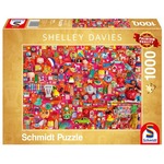PQ Puzzle 1000 el. SHELLEY DAVIES Zabawki Retro
