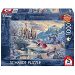 PQ Puzzle 1000 el. THOMAS KINKADE Piękna i Bestia - Zimowe oczarowanie (Disney)