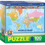 Puzzle 100 Smartkids World Map 6100-1271