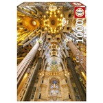 Puzzle 1000 el. Wnętrze Sagrada Familia / Barcelona