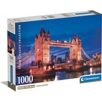 Puzzle 1000 elementów Compact Tower Bridge w nocy
