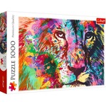 Puzzle 1000 elementów Kolorowy lew
