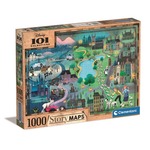 Puzzle 1000 elementów Story Maps 101 Dalmatynczyków