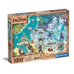 Puzzle 1000 elementów Story Maps Kraina Lodu