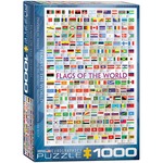 Puzzle 1000 Flags of the World 6000-0128