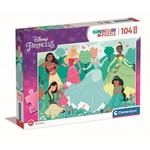 Puzzle 104 elementy MAXI Księżniczki Disneya