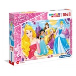 Puzzle 104 elementy Maxi Super Kolor Księżniczki
