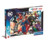 Puzzle 104 elementy Super Kolor DC Comics