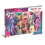 Puzzle 104 elementy Super Kolor My Little Pony