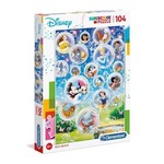 Puzzle 104 Super kolor Disney classic