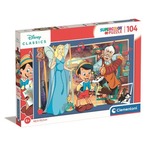 Puzzle 104 Super kolor Disney classics pinocchio 25749