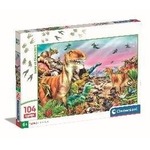 Puzzle 104 Super Kolor Land of Dinosaurus