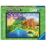 Puzzle 1500 elementów Świat Minecraft