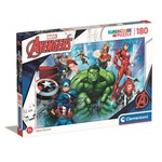 Puzzle 180 elementów Super Kolor The Avengers