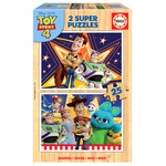 Puzzle 2 x 25 el. Toy Story 4 (drewniane)