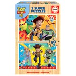 Puzzle 2 x 50 el. Toy Story 4 (drewniane)