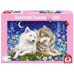 Puzzle 200 Milusińskie wilki