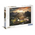 Puzzle 2000 elementów HQ Chiński pejzaż 
