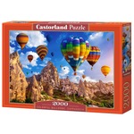 Puzzle 2000 elementów Kolorowe balony Kapadocja
