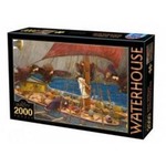 Puzzle 2000 Waterhouse, Ulisses i syreny