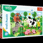 Puzzle 24 maxi Rodzina Treflików na wsi 14361