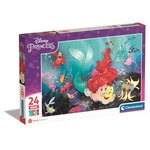 Puzzle 24 maxi super kolor Disney princess little mermaid 24243