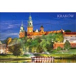 Puzzle 24 Pocztówka Wawel Castle by Night Poland KAR-024001