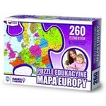Puzzle 260 edukacyjne Mapa Europy