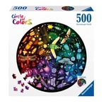 Puzzle 2D 500 Paleta kolorów. Insekty