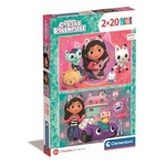 Puzzle 2x20 Super Kolor Gabby's Dollhouse