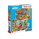 Puzzle 2x60 elementów - Miki i Przyjaciele