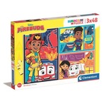 Puzzle 3 x 48 super kolor Disney firebuds 25283