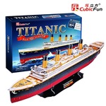 PUZZLE 3D Titanic Duży CUBICFUN