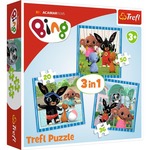 Puzzle 3w1 Zabawy z przyjaciółmi Bing