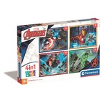 Puzzle 4 w 1 super kolor the Avengers 21525