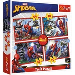 Puzzle 4w1 Bohaterski Spider Man
