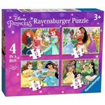 Puzzle 4w1 Księżniczki Disney 2