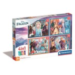 Puzzle 4w1 super kolor Frozen 21518