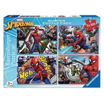 Puzzle 4x100 elementów Spider Man Bumper Pack